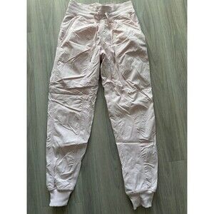 Lululemon Dance Studio Strawberry Milkshake Mid-Rise Lined Joggers size‎ 4